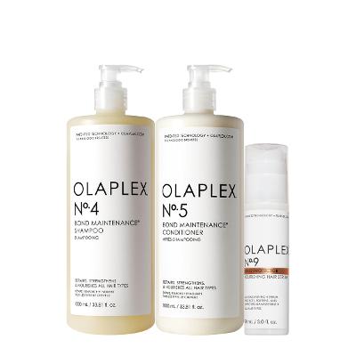 Kit Olaplex No. 4 No. 5 No. 9 Bond Protector Salon Sérum (3 produtos)
