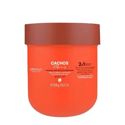 Arvensis Cachos Naturais 2x1 No Poo - Máscara Capilar 500g