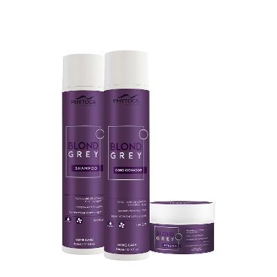 Kit Phytoca Cosmetics Blond Grey Home Care (3 produtos)