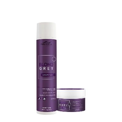 Kit Phytoca Cosmetics Blond Grey Shampoo Máscara (2 produtos)