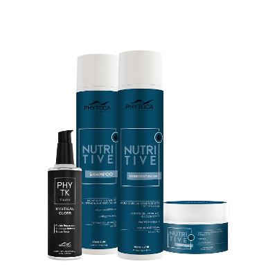Kit Phytoca Cosmetics Nutritive Home Care Fluído (4 produtos)