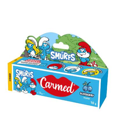 Carmed Os Smurfs Blueberry Incolor - Hidratante Labial 10g
