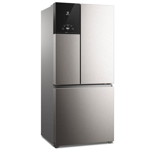 Geladeira Electrolux Multidoor Efficient IM8S Frost Free com Tecnologia Inverter e AutoSense 590L – Inox