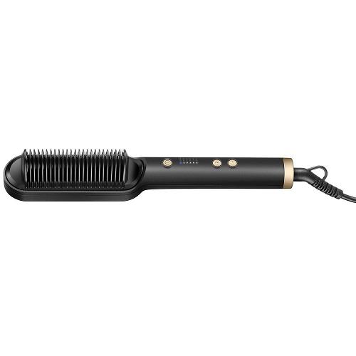 Escova Alisadora Mondial Black Gold Argan EA06 Cabo Giratório 230°C - Bivolt