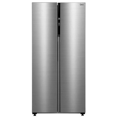 Geladeira Midea Side by Side MDR-S598FGA041 Frost Free com Painel Touch, Função Turbo e Conectividade Via App- Cor Inox Claro - 442 litros
