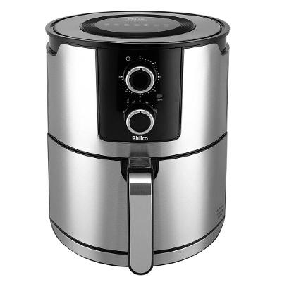 Fritadeira Elétrica Sem Óleo Air Fryer Philco PFR67PI 6,1L – Inox/Preta