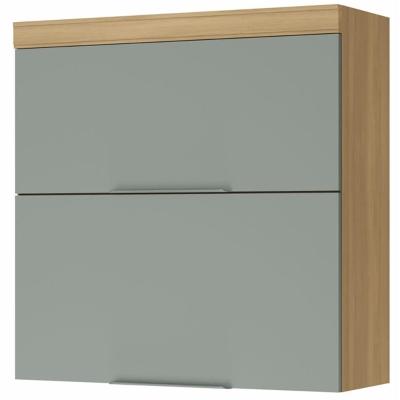 Armário Aéreo Nesher Marquesa em MDF 15mm com 2 Portas e 1 Prateleira - 80cm de largura