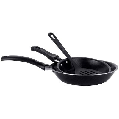 Conjunto de Frigideiras Multiflon Essencial com Revestimento Antiaderente Preta - 2 Peças