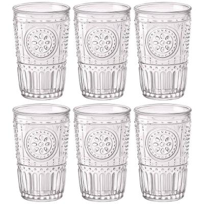 Conjunto de Copos Luigi Bormioli Cooler Romantic Transparente 475 ml - 6 Peças