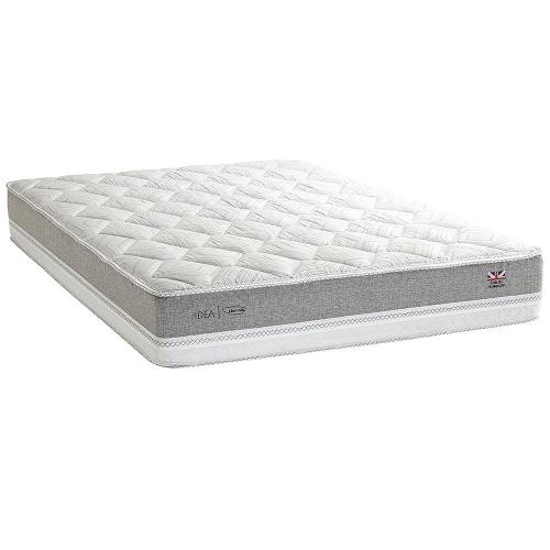 Colchão de Casal Herval Ideal com Molas Maxpring e Pillow Top One Side 25x138x188cm - Cinza