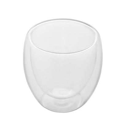 Conjunto de Copos Lyor Modern para Café com Parede Dupla em Vidro Borossilicato 80ml – 2 Peças