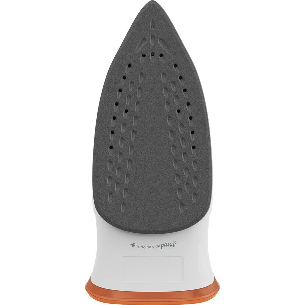 Ferro de Passar 2 em 1 a Vapor e Seco Cadence IRO210 com Base Antiaderente e Spray de Água – Laranja - 1