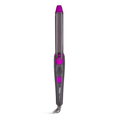 Modelador e Cacheador de Cabelos Philco PEC15 com Revestimento Cerâmica Íons Tourmaline Bivolt – Cinza/Rosa