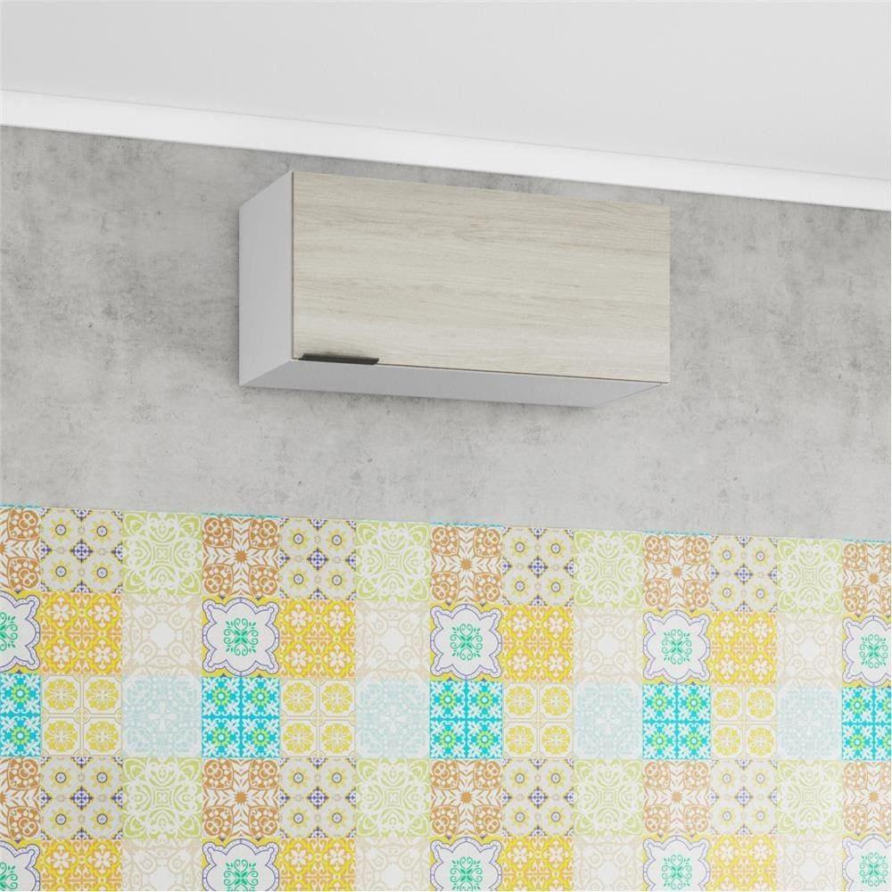 Cozinha Completa Bartira Rubi com 9 Portas, 3 Gavetas e 5 Prateleiras - 280cm de largura - 4