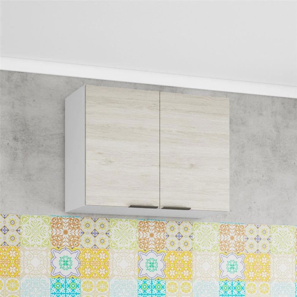 Cozinha Completa Bartira Rubi com 9 Portas, 3 Gavetas e 5 Prateleiras - 280cm de largura - 8