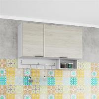 Cozinha Completa Bartira Rubi com 9 Portas, 3 Gavetas e 5 Prateleiras - 280cm de largura - 6