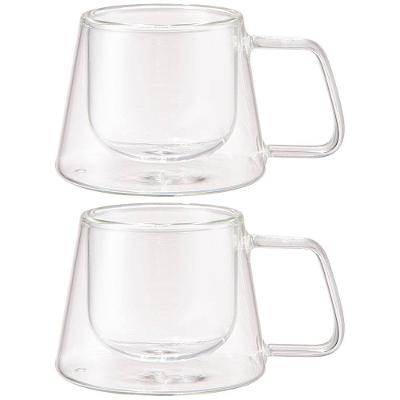 Conjunto com 2 Xícaras para Café Wolff com Parede Dupla - 180 ml