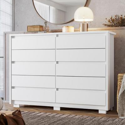 Cômoda Palumoveis Duetto com 10 Gavetas – 151cm de Largura