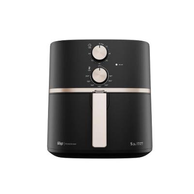 Fritadeira Elétrica Sem Óleo Air Fryer WAP Grand Family 5,2 litros – Preto