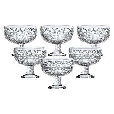 Conjunto de Taças para Sobremesa L`Hermitage 27593 em cristal 375 ml – 6 Peças