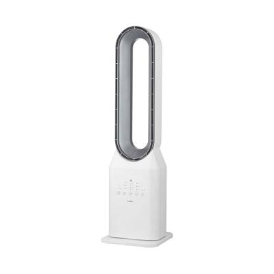 Circulador de Ar Spirit Bladeless com 3 Velocidades, Timer, Função Bom Sono e Vento Natural - Branco/Prata
