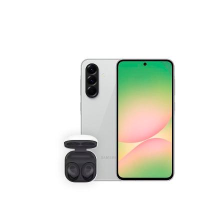 Smartphone Samsung Galaxy A56 5G Cinza 128GB, 8GB RAM, Câmera Tripla 50MP, Tela Super AMOLED 6.7", IP67, NFC e Recursos AI + Galaxy Buds FE - Grafite