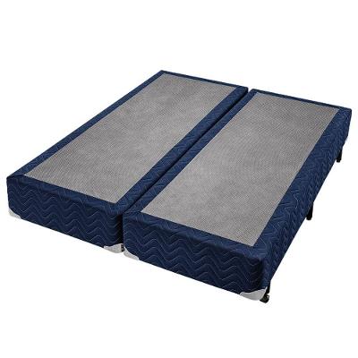 Base Box King Size Americanflex Nero Gel com Revestimento em Tecido Malha 37x193x203cm - Azul