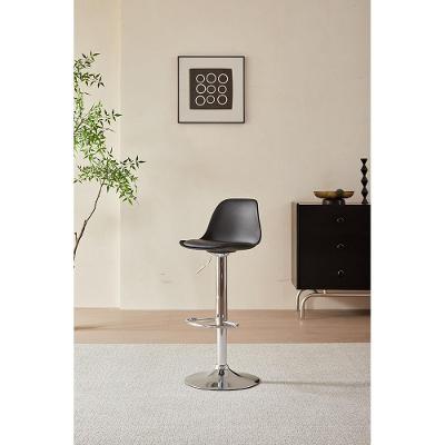 Banqueta Conthey Eiffel Design Eames Assento PP Base Madeira