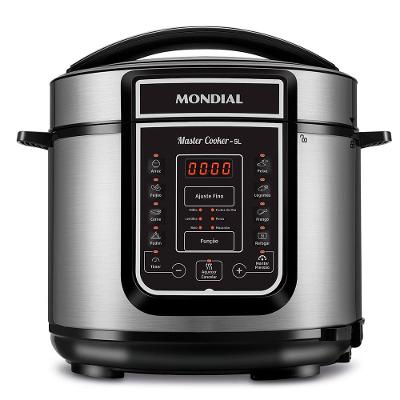Panela Elétrica de Pressão Mondial Digital Master Cooker PE-38 5L - Preta