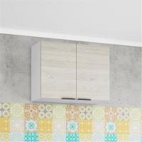 Armário Aéreo Bartira Rubi com 2 Portas e 1 Prateleira - 80cm de largura - 4