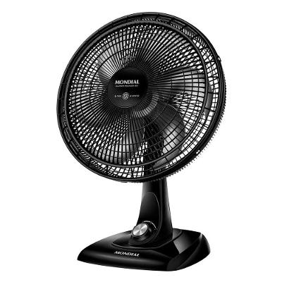 Ventilador de Mesa 40cm Mondial Super Power VSP-40-B 6 Pás 3 Velocidades - Preto