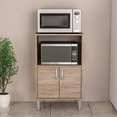 Armário para Micro-ondas Politorno Facility com 2 Portas e 1 Prateleira - 58cm de largura