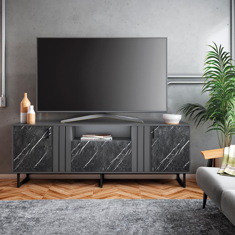 Rack Colibri Juruá com 180 cm de Largura, 3 Portas, Ideal para TV de até 70” - 5