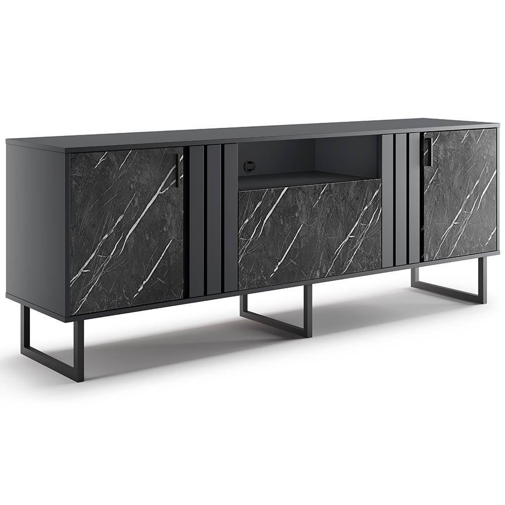 Rack Colibri Juruá com 180 cm de Largura, 3 Portas, Ideal para TV de até 70” - 1