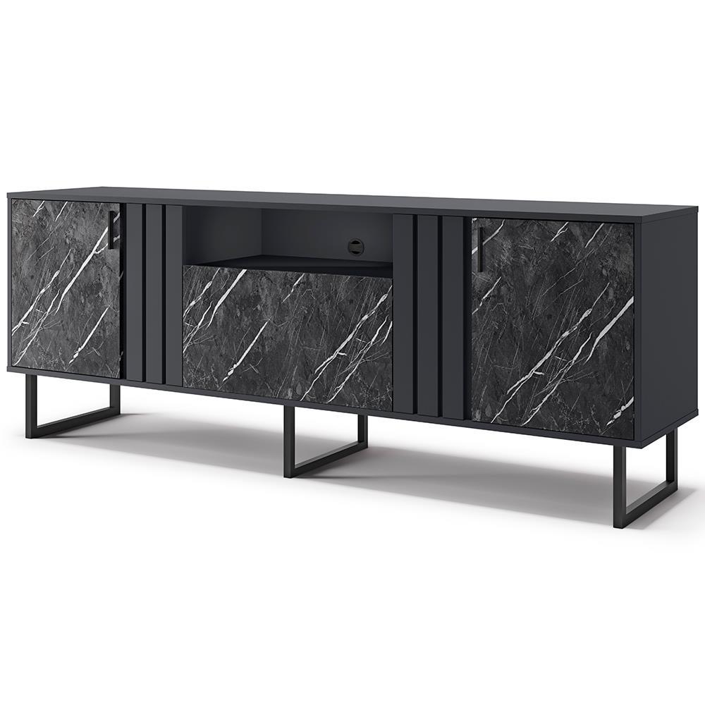 Rack Colibri Juruá com 180 cm de Largura, 3 Portas, Ideal para TV de até 70” - 4