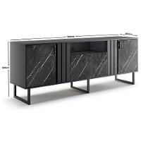 Rack Colibri Juruá com 180 cm de Largura, 3 Portas, Ideal para TV de até 70” - 6