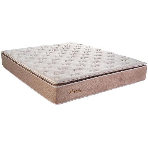 Colchão Casal Biflex Passione com Pillow Top e Molas Ensacadas 30x138x188cm – Areia