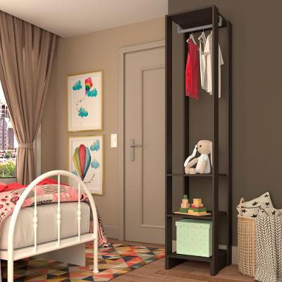 Armário Closet Nova Mobile Slim Yes com 3 Prateleiras e Cabideiro
