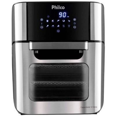 Fritadeira Elétrica Sem Óleo Air Fry Philco Oven PFR2200P 12L - Preta