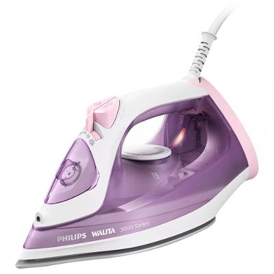 Ferro de Passar a Vapor Philips Walita 3000 Series com Spray e Base Cerâmica - Rosa
