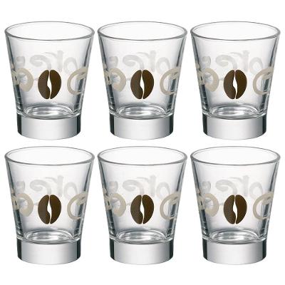Conjunto de Copos Luigi Bormioli Caffeino Chicco 85 ml - 6 Peças