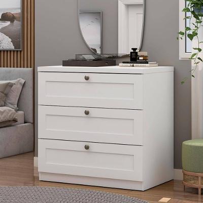 Cômoda Genialflex Infinity com 3 Gavetas e 79 cm de Largura