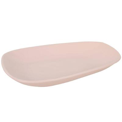 Prato Oval L’Hermitage Sumatra em Cerâmica 16,40 x 28,40 cm - Marfim