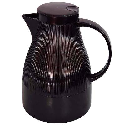 Garrafa Térmica Dynasty Lummiere em Plástico Preta - 1L
