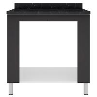 Cozinha Compacta Bartira Rubi com 2 Portas, 5 Gavetas e 1 Prateleira - 280,3cm de largura - 8