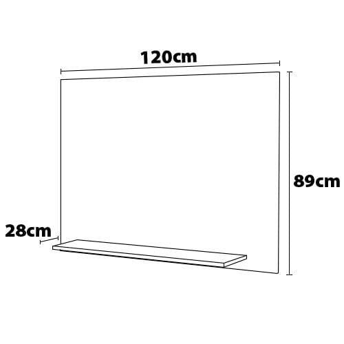 Painel Artely Jet com 120cm de Largura, Ideal para TV de Até 47" - 5