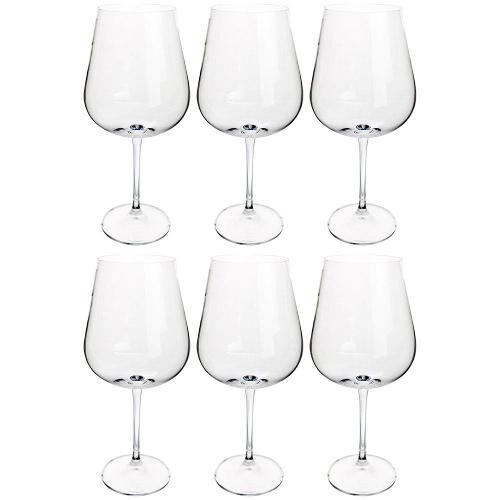 Conjunto de Taças para Água Bohemia Ardea 670 ml em Cristal Ecológico - 6 Peças