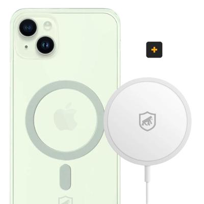 Kit Magsafe - Carregador e Capa case capinha para iPhone 15 - Gshield