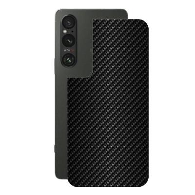 Película para Sony Xperia 1 V - Traseira de Fibra de Carbono Preta - Gshield