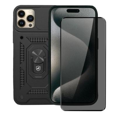 Kit Capa case capinha Dinamic Cam Protection e Pelicula Defender Pro Privacidade para iPhone 15 Pro Max - Gshield